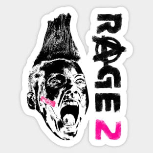 Rage 2 Pink Band-aid Sticker